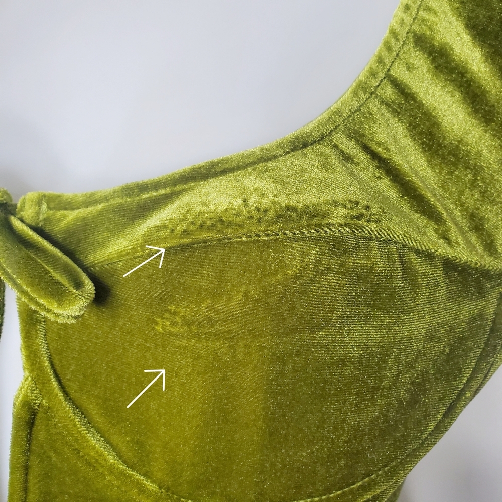 NEW | Dress Decode | Velvet Asymmetrical Hem Cut Out Front Ruched Dress - Picture 10 of 13